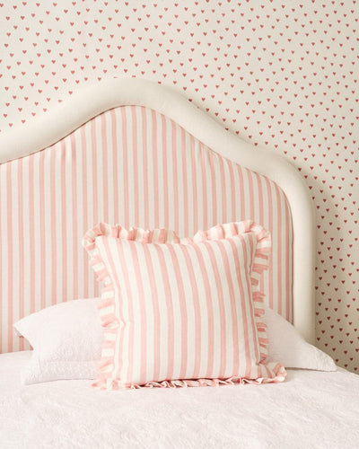 Pink Stripe with frill (45 x 45)