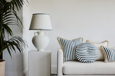 Fabric: Blue stripe