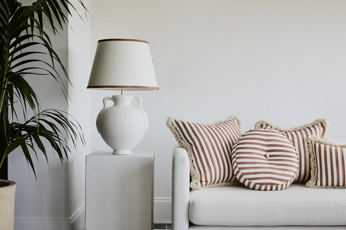 Fabric: Terracotta Stripe