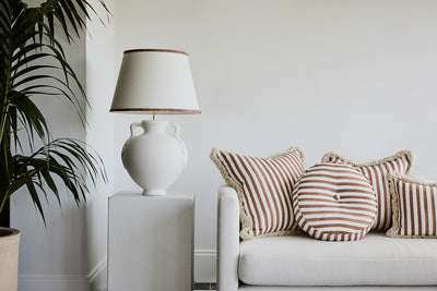 Fabric: Terracotta Stripe