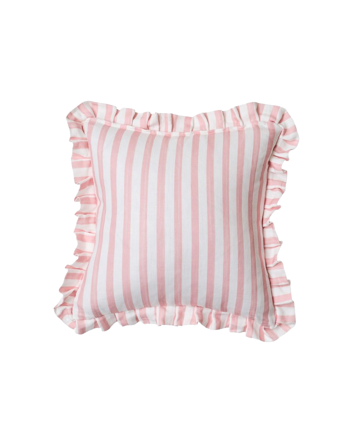 Pink Stripe with Ruffle (45 x 45)