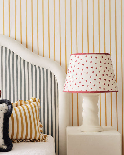 Ochre Stripe Wallpaper 