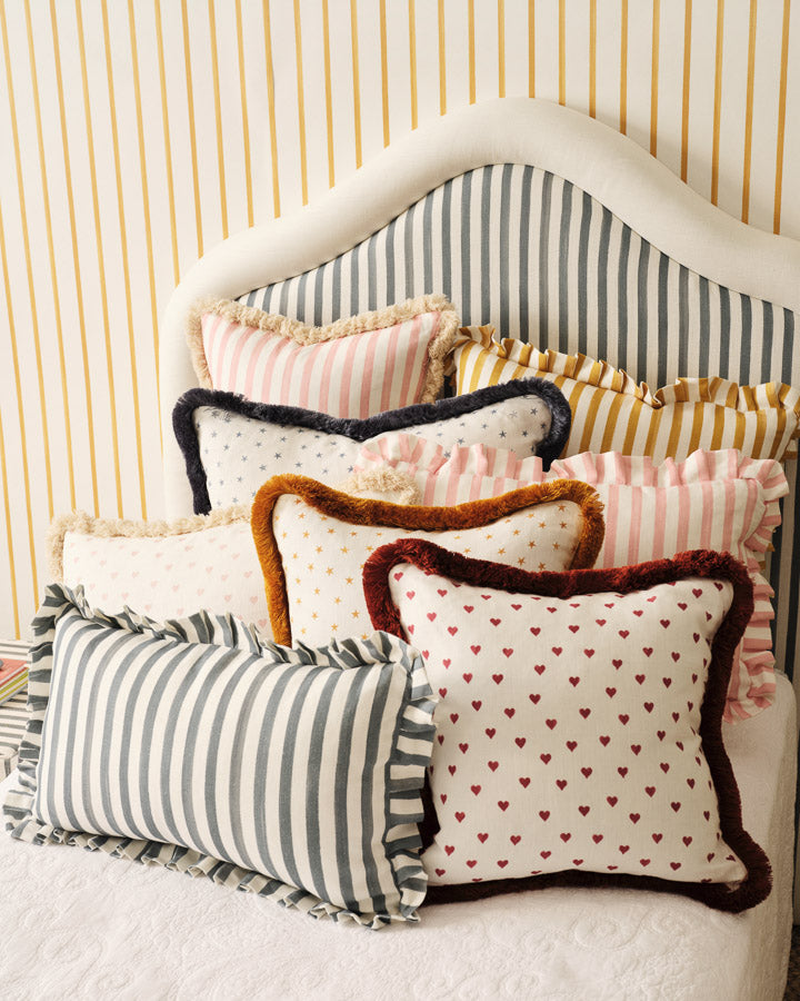 LMC Petit - Love heart Cushions – Lucy Montgomery