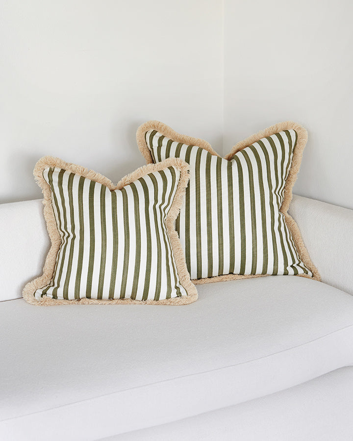 Classic Stripes - Brush Fringe